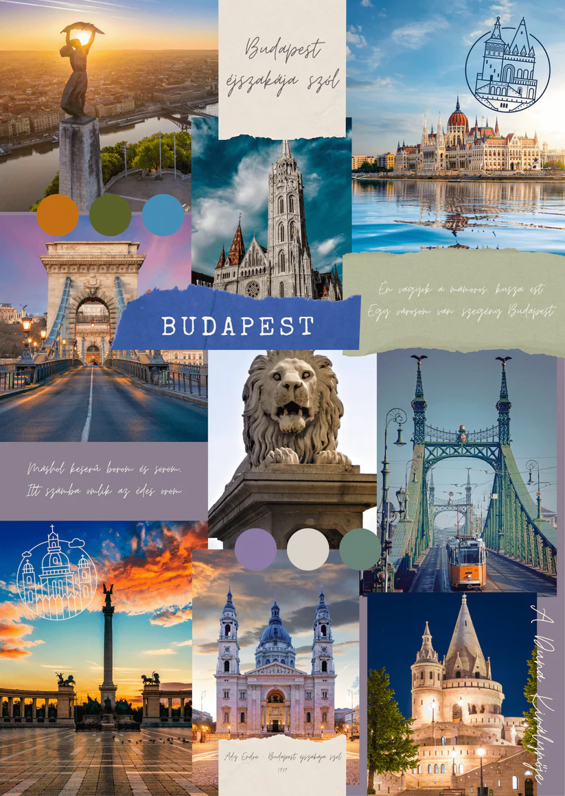 Budapest kollázs